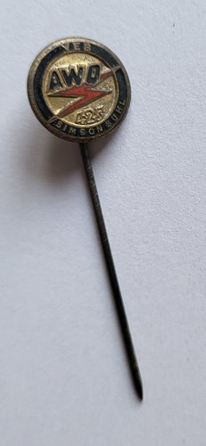 Vintage enamel simson suhl awo - vintage,