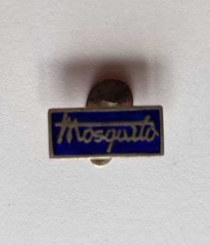 Vintage enamel mosquito - mosquito, moped