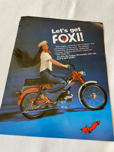 Vintage foxi moped - vintage, bike