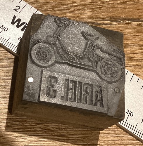 Bse moped ariel - ariel, letterpress