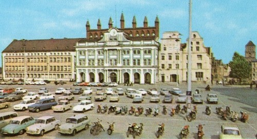 116 551 postcard rostock - 116/551,