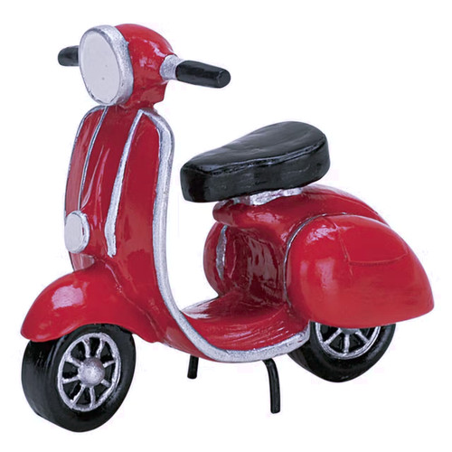 Lemax 2007 red moped general - lemax,