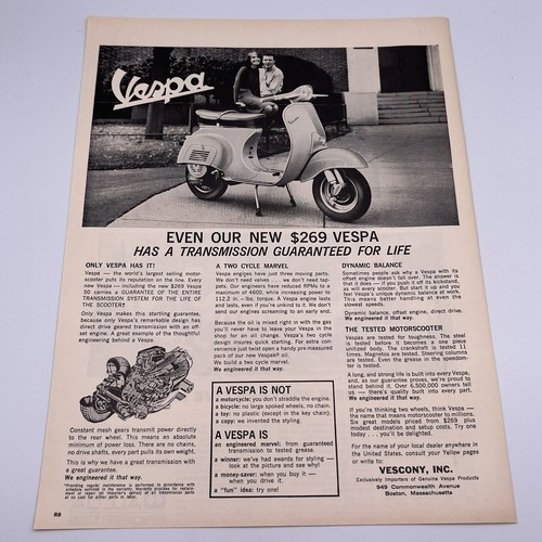 1964 vespa motor - vespa,